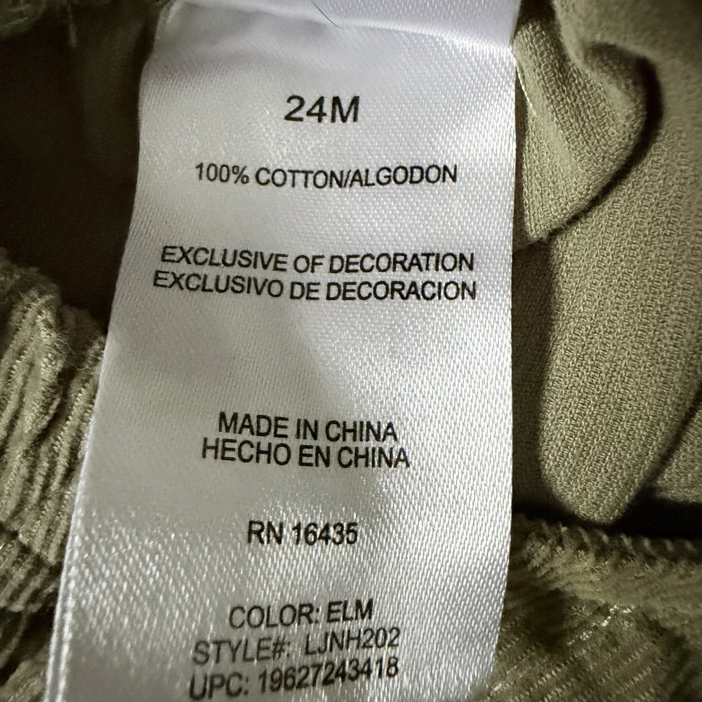 Disney The Lion King Simba Baby 24 Months Green Overalls Longalls - Picture 5 of 5